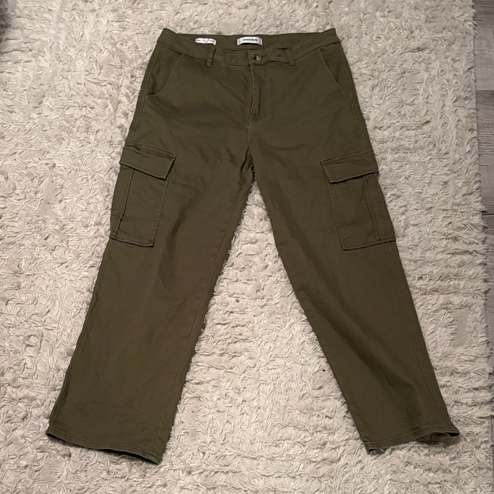 Vigoss Women's Olive Wide Leg Pants